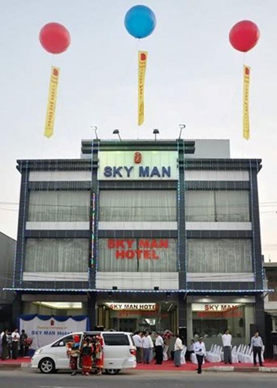 Sky Man Hotel Yangon Exterior foto